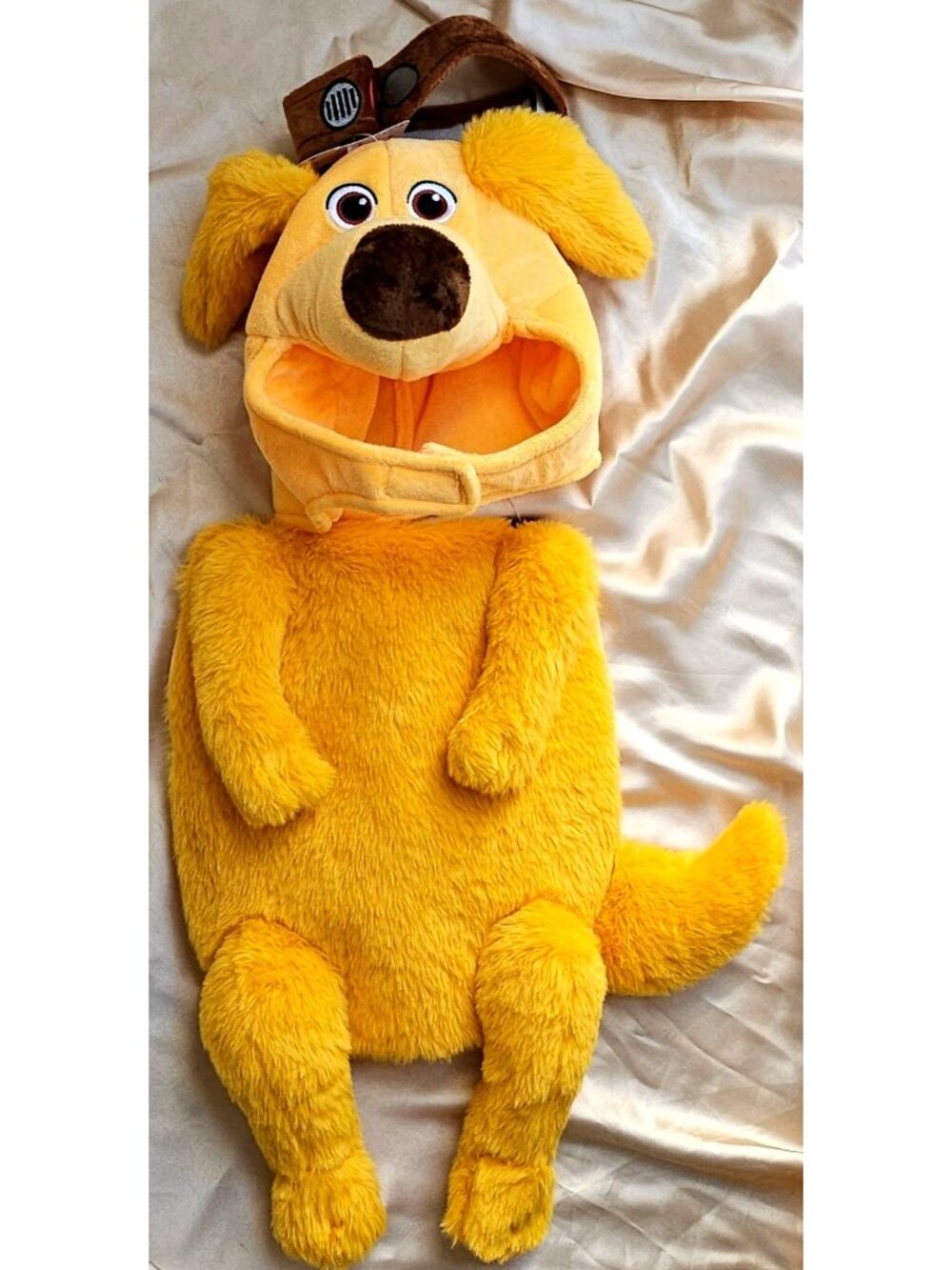 Disney Pixar Up Dug Infant Jacket Overlay Costume Dog Headpiece Cosplay NEW